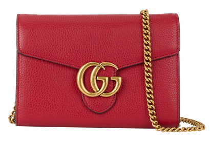 GG Marmont Wallet On Chain, front view